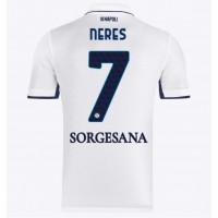 Camisa de Futebol SSC Napoli David Neres #7 Equipamento Secundário 2024-25 Manga Curta